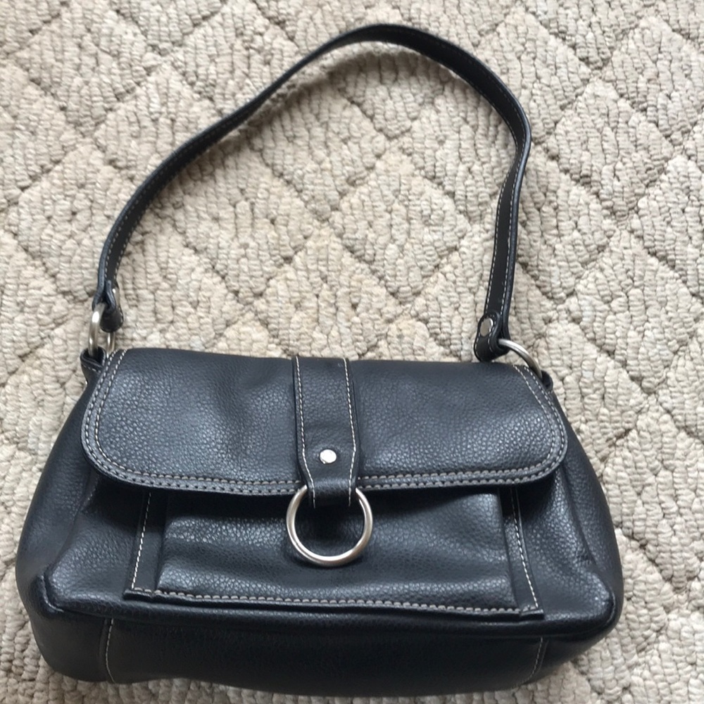 Small genuine leather Liz Claiborne bag